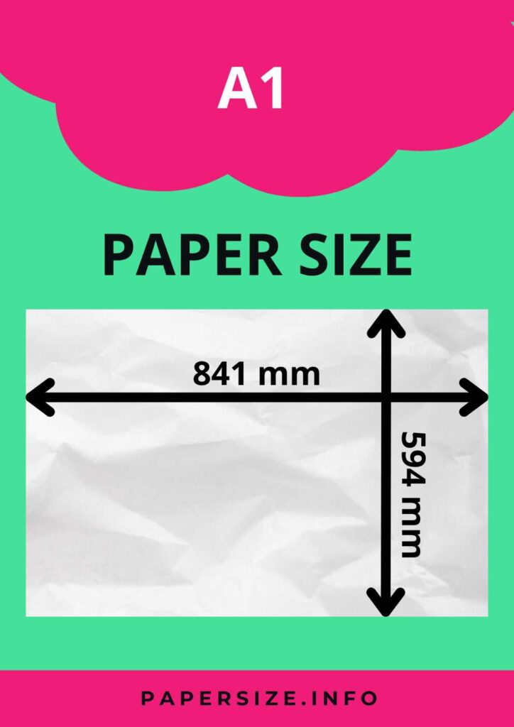 A1 paper size, A1 sheet size, A1 paper size in mm