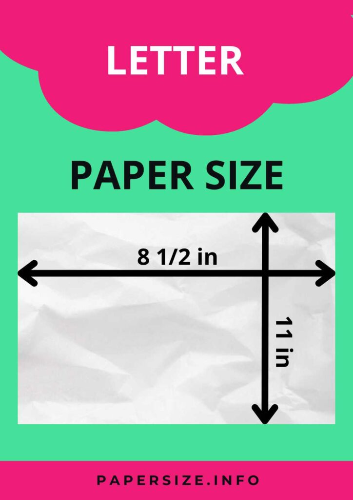 Letter Paper Size And Dimensions