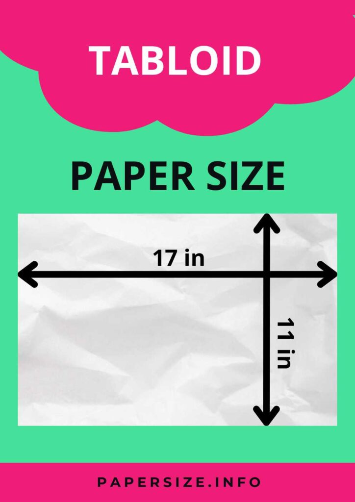 tabloid paper size